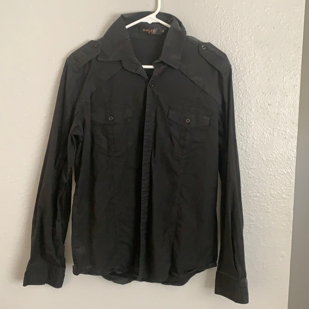 Men’s Black Dress Shirt